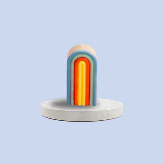 Sculpted Candle Set of (3)